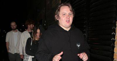Lewis Capaldi in high spirits on boozy night out after cancelling gigs - www.ok.co.uk - Scotland - London