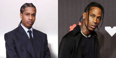 A$AP Rocky Seemingly Disses Travis Scott on New Song, & His Digs Involve Rihanna! - www.justjared.com - New York