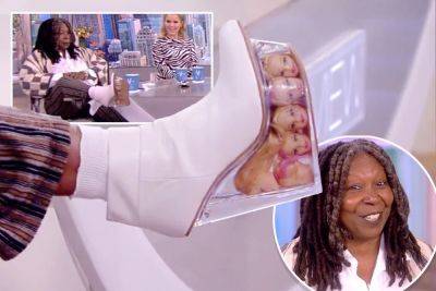 Whoopi Goldberg flaunts decapitated Barbie platform shoes on ‘The View’ - nypost.com - Manhattan