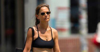 Katie Holmes, 44, hasn't aged a day as she flashes very toned abs in sports bra - www.ok.co.uk - Los Angeles - USA - New York