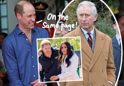 King Charles & Prince William Have 'Stronger Bond' After Becoming 'United' Against Harry & Meghan! - perezhilton.com