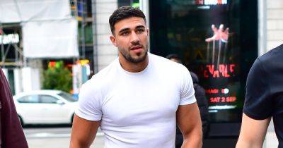 Tommy Fury seen without Molly-Mae for first time since Ibiza engagement, supporting Tyson - www.ok.co.uk - Manchester - Hague - county Love