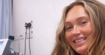 Pregnant Charlotte Dawson reveals her waters have broken as she shares update from hospital - www.ok.co.uk - county Dawson