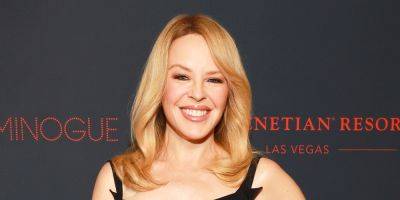 Kylie Minogue Wows in Sheer Black Dress While Announcing Her Las Vegas Residency - www.justjared.com - Los Angeles - Las Vegas - city Sin