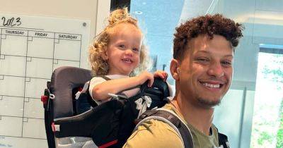 Patrick Mahomes Carries 2-Year-Old Daughter Sterling in a Backpack for a Family Hike: See Photo - www.usmagazine.com - county Sterling