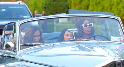 Kelly Rowland Drives with Beyonce's Mom Tina While Arriving at Fourth of July Party in Vintage Car - www.justjared.com - New York - New York - city York - county Hampton
