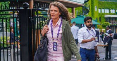 Heartbroken Annabel Croft arrives at Wimbledon following husband's shock death - www.ok.co.uk