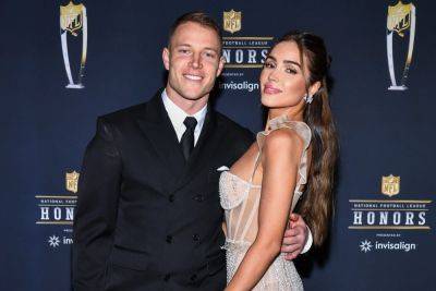 Olivia Culpo Rescued By Fiancé Christian McCaffrey When ‘The World’s Absolute Tightest Dress’ Malfunctions Before Their Engagement Party - etcanada.com