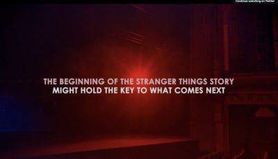 ‘Stranger Things: The First Shadow’ Trailer: Teaser For New Stage Play Hints At “What Comes Next”; Preview Date Set, Performances Selling Out - deadline.com