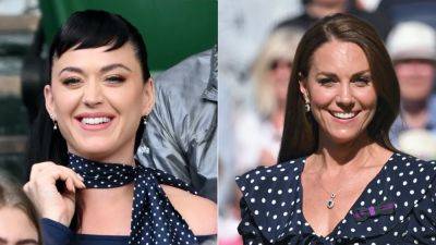 Katy Perry Took Inspiration From Kate Middleton for Her Wimbledon Look - www.glamour.com - Britain - London - USA - California