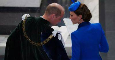Kate and William's rare PDA at King's Scottish Coronation as she taps him on bum - www.ok.co.uk - Scotland - county King And Queen