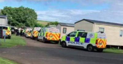 Major police incident at Thurston Manor holiday park as emergency crews race to scene - www.dailyrecord.co.uk - Scotland - Beyond