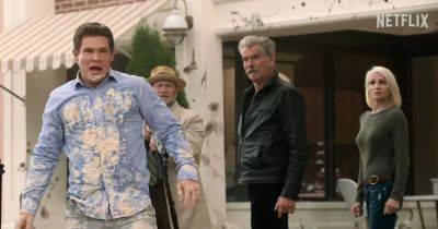 ‘The Out-Laws’ Review: Adam Devine Tangles With Pierce Brosnan In Over-Stuffed Netflix Action Comedy - deadline.com - city Sandler - county Allen - county Brooks