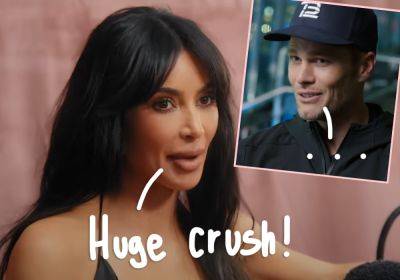 Kim Kardashian Has A ‘Crush’ -- But Single Tom Brady Was Spotted Talking To A LOT Of Women At That Party! - perezhilton.com - county Hampton