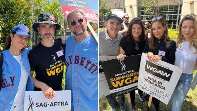 Dispatches From The Picket Lines, Day 67: ‘Ugly Betty,’ ‘George Lopez Show’ & ‘Bones’ Reunite In Support Of WGA - deadline.com - Los Angeles - Hollywood