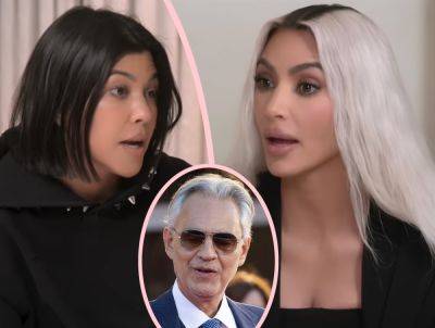 Andrea Bocelli Reacts After Getting Dragged Into Kim & Kourtney Kardashian’s Nasty Wedding Feud! - perezhilton.com