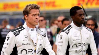 Brad Pitt & Damson Idris Join F1 Drivers in Full Racing Gear at British Grand Prix -- See the Pics! - www.etonline.com - Britain - London - USA - Texas