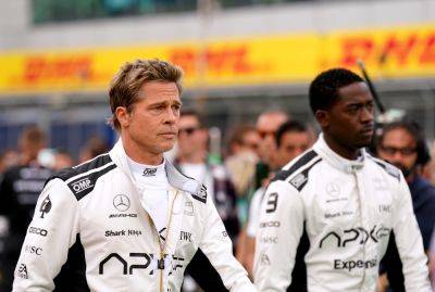 Brad Pitt & Damson Idris Join F1 Drivers In Full Racing Gear At British Grand Prix - etcanada.com - Britain - London - USA - Texas
