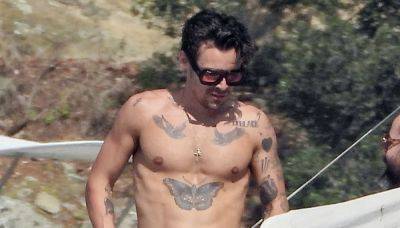 See Harry Styles' Olivia Tattoo & The New Shirtless Photo Everyone Is Thirsting Over! - www.justjared.com - Italy