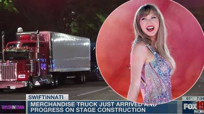 Taylor Swift Gives $100,000 Bonuses To Truckers On Eras Tour -- Big Money For Other Staffers Too! - perezhilton.com - USA - California - county Santa Clara - city Inglewood