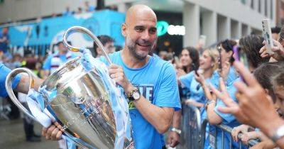 Pep Guardiola sends warning ahead of Man City treble defence - www.manchestereveningnews.co.uk - Manchester