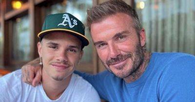 Romeo Beckham, 20, shares hair transformation that's exactly like dad David's 25 years ago - www.ok.co.uk