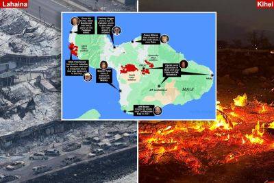 Hawaii wildfires threaten Oprah’s Maui estate, other A-listers’ homes - nypost.com - Britain - Hawaii - county Maui - city Honolulu