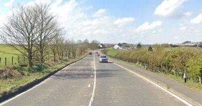 Motorcyclist dies after crash with car on Scots road as man arrested - www.dailyrecord.co.uk - Scotland