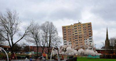 The rise and spectacular fall of the 'Bird' tower blocks which once had a playground on a roof - www.manchestereveningnews.co.uk - Manchester