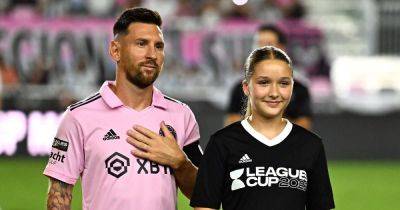 David Beckham pays tribute to 'beautiful' daughter Harper as she makes Inter Miami pitch debut - www.ok.co.uk - USA - Miami - Florida - county Harper - county Lauderdale - city Fort Lauderdale, state Florida