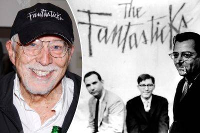 Tom Jones, creator of the longest-running musical ‘The Fantasticks,’ dead at 95 - nypost.com - USA - county Hall - state Connecticut - city Greenwich