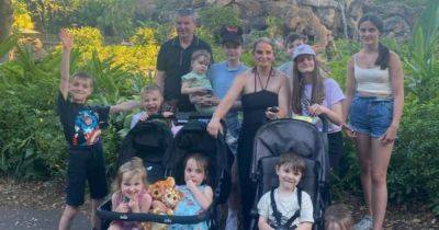 Mum-of-22 Sue Radford shares pics as family land in Florida for 18th holiday in 20 months - www.ok.co.uk - Florida