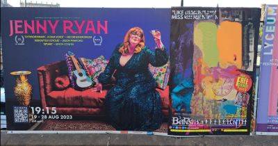 The Chase star Jenny Ryan upset after Edinburgh Fringe poster covered up by other artist - www.dailyrecord.co.uk
