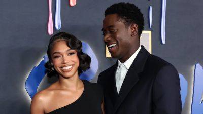 Lori Harvey and Damson Idris Share a Sweet Moment During Date Night at YEVRAH Swim Launch Party - www.etonline.com - Los Angeles - county Pitt
