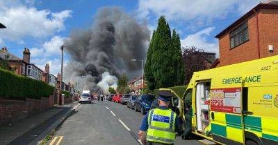 Tears and heartbreak as inferno rips through primary school - www.manchestereveningnews.co.uk - county Newport