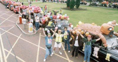Lost 'convoy of happiness' gave kids free taxi rides to Blackpool for 50 years - www.manchestereveningnews.co.uk - county Hall - Manchester
