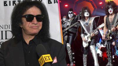 Gene Simmons Reflects on KISS Farewell Tour and Why He's 'Deliriously Happy' About the Future (Exclusive) - www.etonline.com - California - county Garden - county York - city Studio, state California - city New York, county Garden