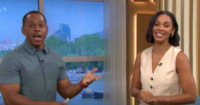 This Morning viewers in hysterics as Andi Peters asks Rochelle Humes insulting question - www.ok.co.uk