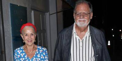 Helen Mirren Heads Out for Dinner Date with Husband Taylor Hackford - www.justjared.com - Italy - Santa Monica