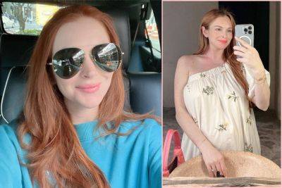 Lindsay Lohan Shows Off Her Postpartum Body While Giving The PERFECT Nod To Mean Girls!! - perezhilton.com