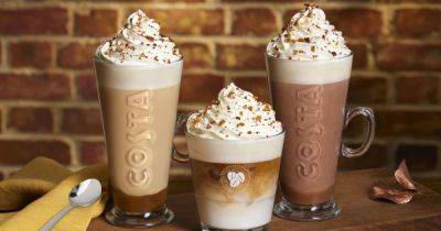 Costa Coffee announces its Autumn menu with return of a fan favourite hot drink line - www.ok.co.uk