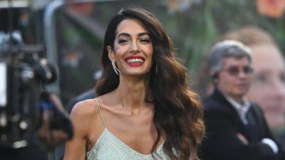 Amal Clooney Shows off “English Toffee” Highlights for Fall - www.glamour.com - Britain - Italy - city Venice