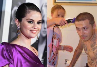 Brooklyn Beckham Recruits Selena Gomez’s Sister Gracie To Shave His Head - etcanada.com