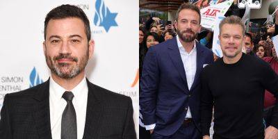 Jimmy Kimmel Says Matt Damon & Ben Affleck Offered To Pay His Out Of Work Staffers Amid Strike - www.justjared.com