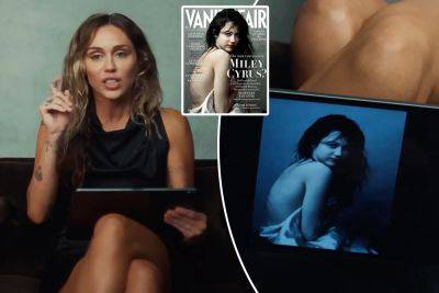 Miley Cyrus reveals story behind underage nude ‘Vanity Fair’ photoshoot - nypost.com - Montana