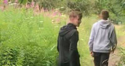 Woman hurt after Pit Bull let loose in field - GMP want to speak to these two men - www.manchestereveningnews.co.uk - Manchester