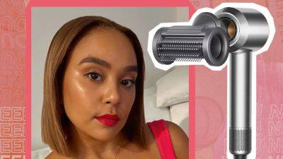 Dyson Flyaway Smoother Supersonic Blowdryer Attachment Review - www.glamour.com