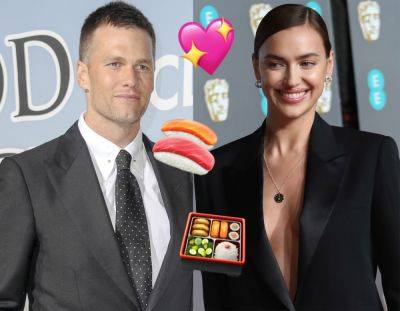 New Deets On Tom Brady & Irina Shayk's Secret Sushi Dinner Date Night HERE! - perezhilton.com - California - Michigan