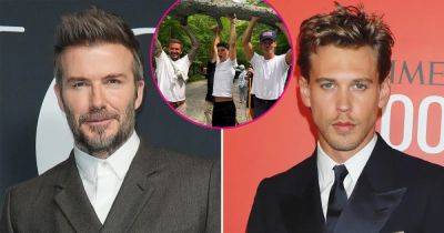 David Beckham and Austin Butler Team Up to Lift a Tree and Help Drivers in Canada - www.usmagazine.com - Canada - county Butler