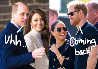 Prince Harry & Meghan Markle Want To 'Make Amends' With Prince William & Princess Catherine... By Moving Into Kensington Palace?! - perezhilton.com - Australia - Britain